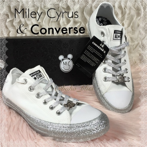 Converse Shoes - CONVERSE | Miley Cyrus Glitter Sneakers NEW